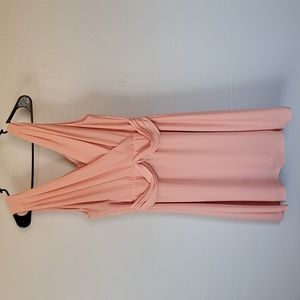 Peach summer dress